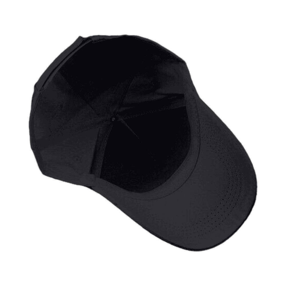 Generic Customized 5-Panel Cap-Black